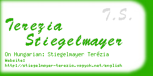 terezia stiegelmayer business card